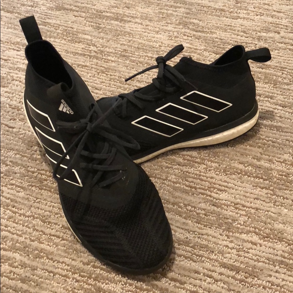 ADIDAS black sneakers MENS SIZE 12.5